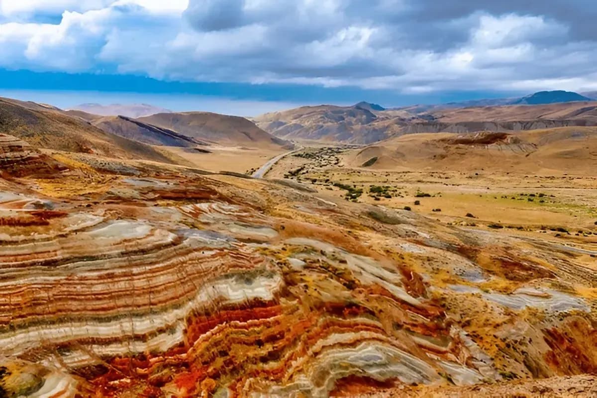 Candy Cane Mountains, Azerbaijan
