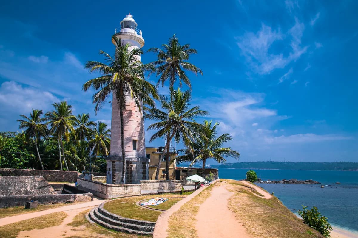 Lighthouse in fort Galle
