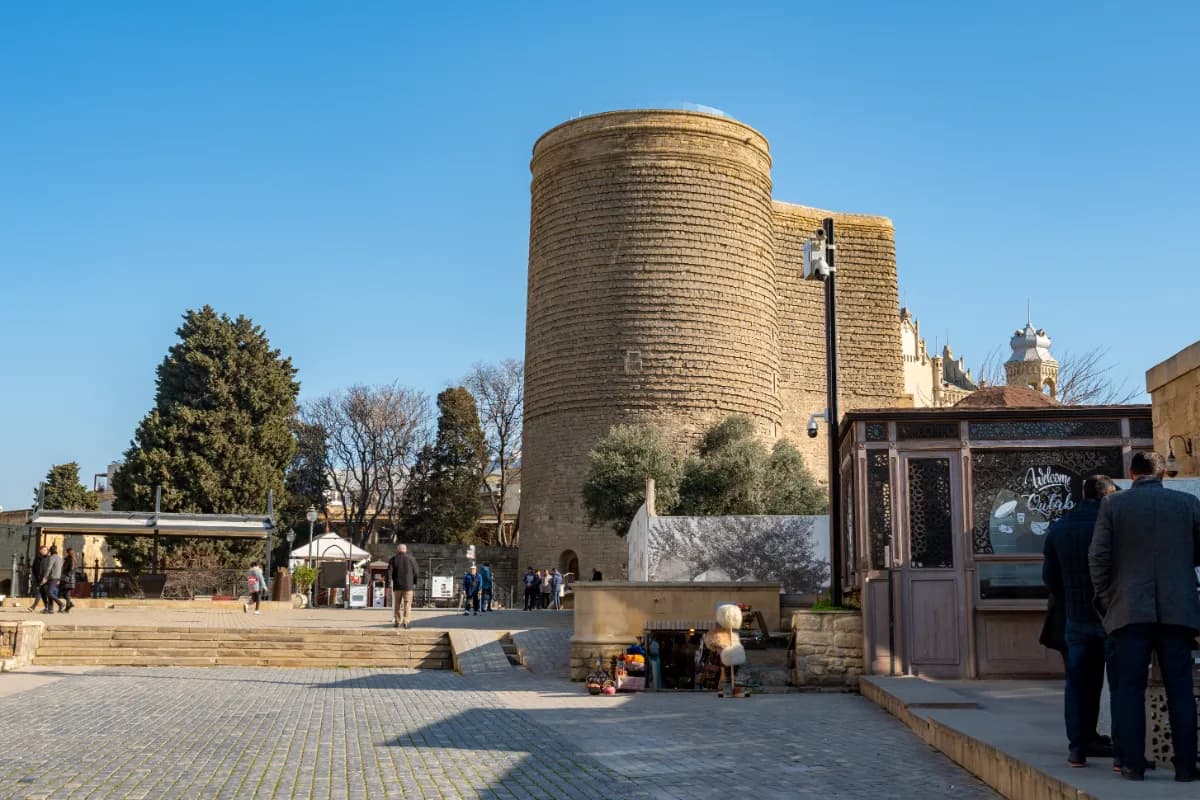 The Maiden Tower in Baku